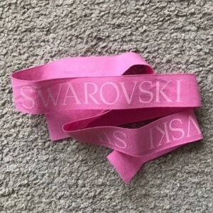 Authentic Swarovski Ribbon.